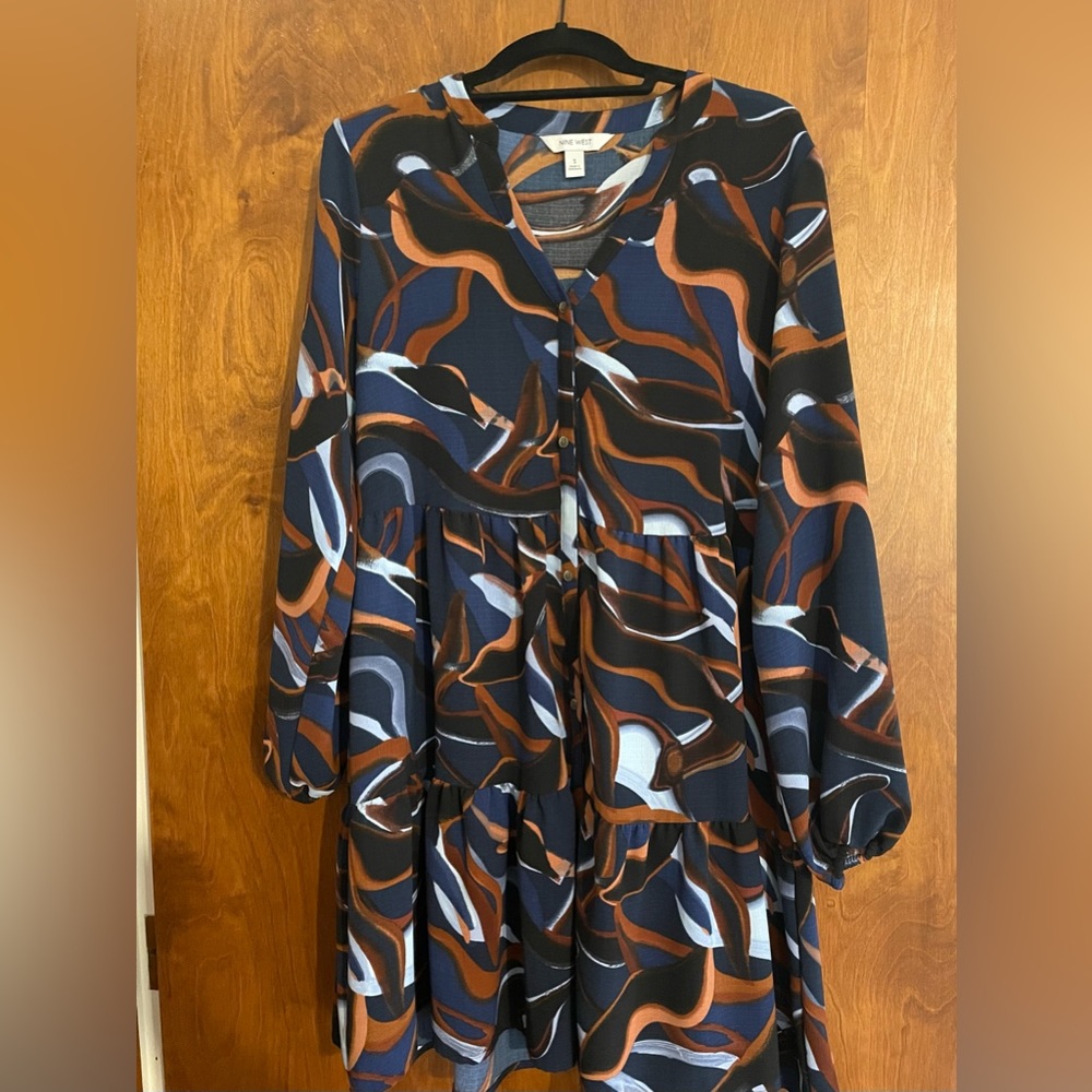 Nine West adorable fall dress.  Size small.